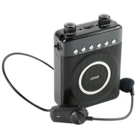 Колонка с беспроводным микрофоном П-45 с записью, эхо, тон, USB/microSD/AUX/Bluetooth