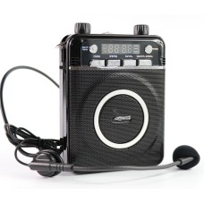 Колонка с микрофоном (мегафон) РМ-89 с записью, эхо, тон, USB/microSD/AUX/Bluetooth