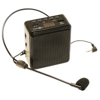 Громкоговоритель П-33 с АКБ, 45 Вт, USB, mSD, bluetooth, запись, AUX, ЭХО.