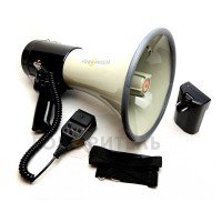 Мегафон РМ-25СПА bluetooth, АКБ, запись 240 сек, до 100 Вт, MP3, USB, SD, сирена.