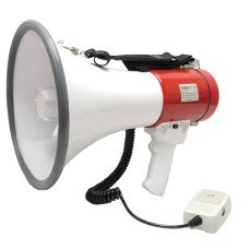 Мегафон РМ-25СП съёмный АКБ, до 100 Вт, MP3, USB, SD, AUX, сирена.